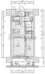 グランフォーレ博多駅プレミア 1LDKの間取図画像