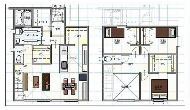 間取り 熊本市東区戸島西7丁目