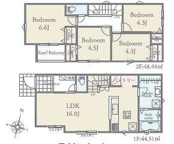 間取り 熊本市東区長嶺東2丁目