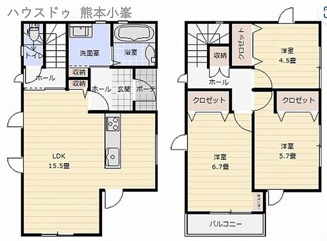 間取り 熊本市東区長嶺東9丁目