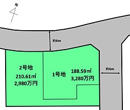 物件画像 枚方市香里ケ丘1丁目　売土地