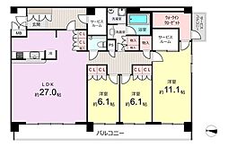 間取図画像 3SLDK