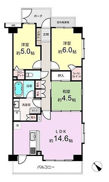 間取りを拡大表示