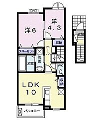 シャルム・ローゼ 2階