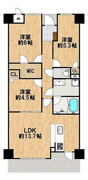 間取りを拡大表示
