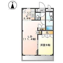 メゾンソレイユ 1階/-