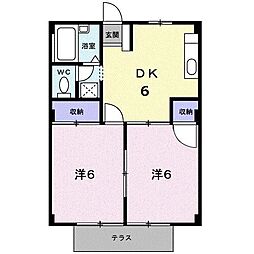 シティハイツ高橋Ｂ 1階/101