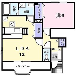 クレスト ケイA 1階/101