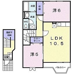 グランドゥールあおばＡ 2階/202