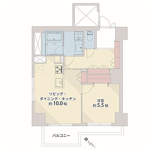 間取り コープ野村一番町 1階/-