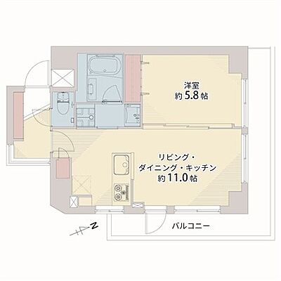 間取り マートルコート中目黒 6階/-