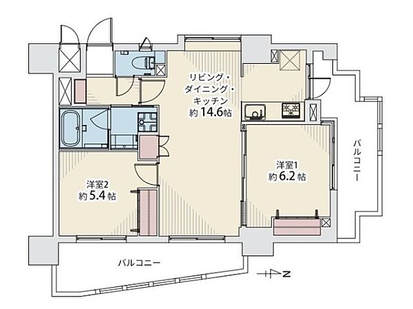 間取りを拡大表示