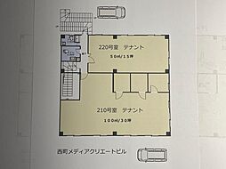 毎日新聞社ビル 1Kの間取図画像