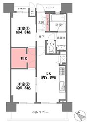ワコーレ伊丹中央 2LDKの間取図画像