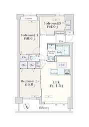 間取図画像 3LDK