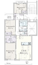 間取図画像 3LDK