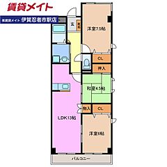 物件の間取り