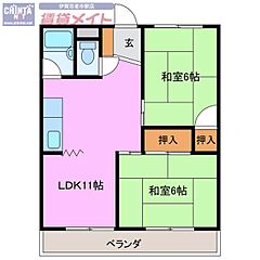 物件の間取り