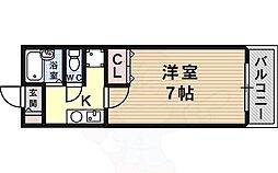 ドマーニ 1Kの間取図画像