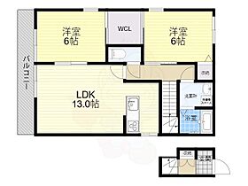 エルメゾンA棟  ｜ 大阪府高槻市土橋町（賃貸アパート2LDK・2階・62.15㎡） その2