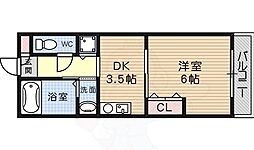 FinevaleWest 1Kの間取図画像