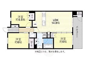 大阪府高槻市南松原町（賃貸マンション3LDK・7階・70.69㎡） その2