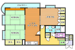 サンモリッツ別院 3LDKの間取図画像