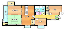 リヴィエール戸畑 4LDKの間取図画像