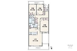 間取図画像 3LDK