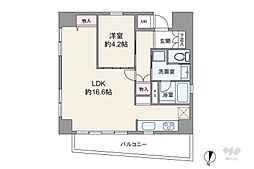 グランドメゾン高円寺 1LDKの間取図画像