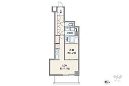 中野プリンスマンション 1LDKの間取図画像