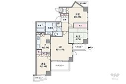 サンヴェール西荻窪 3LDKの間取図画像