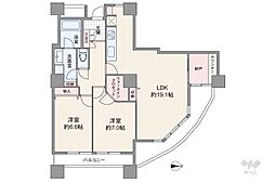 間取図画像 2SLDK
