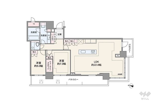 間取り パークタワー西新宿 23階/-