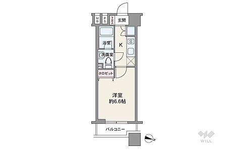 1K 間取り