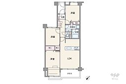 Lフォレスト杉並 3LDKの間取り