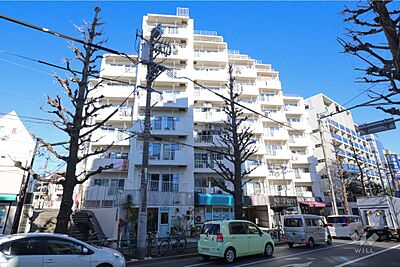 外観：方南町セントラルマンションの外観（南西側から）