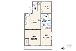 新宿第3アルプスマンション 3LDKの間取図画像