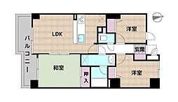 ダイアパレス長戸井町 3LDKの間取図画像
