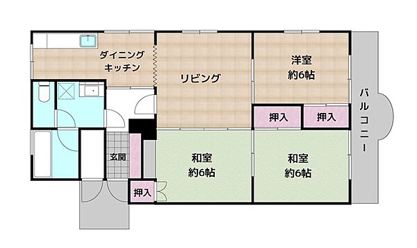 間取りを拡大表示