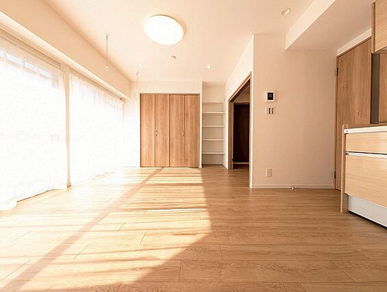 バルコニーから...