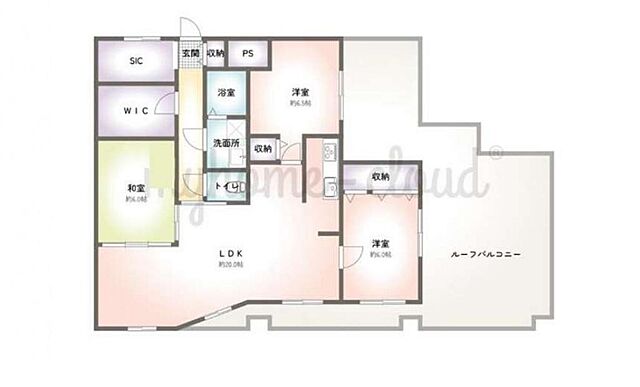 間取り エスポワール武雄II 8階/-