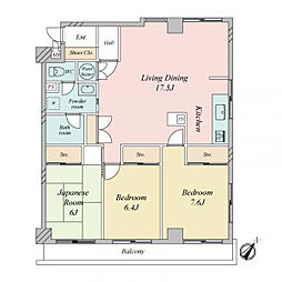 間取図画像 3LDK