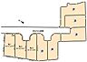 区画図：間取図