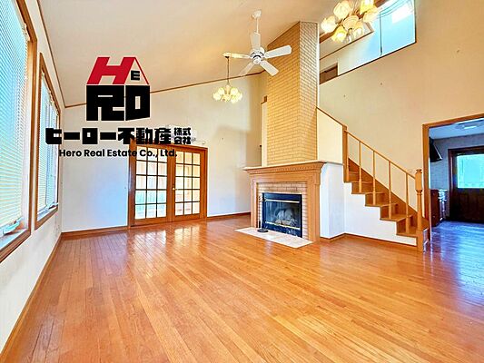 リビング/ダイニング 前橋市富士見町時沢　中古住宅