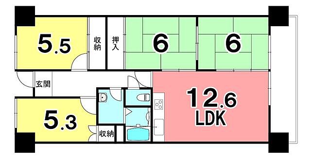 間取り ＼アーネスト能茶山／ 11階/-