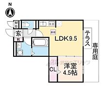 ブルームフォレスト 102 ｜ 奈良県大和郡山市小泉町東２丁目（賃貸アパート1LDK・1階・40.07㎡） その2