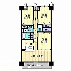 物件の間取り