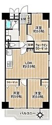日商岩井丸の内ハイツ 3LDKの間取図画像