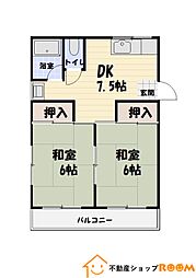 間取図画像 2DK